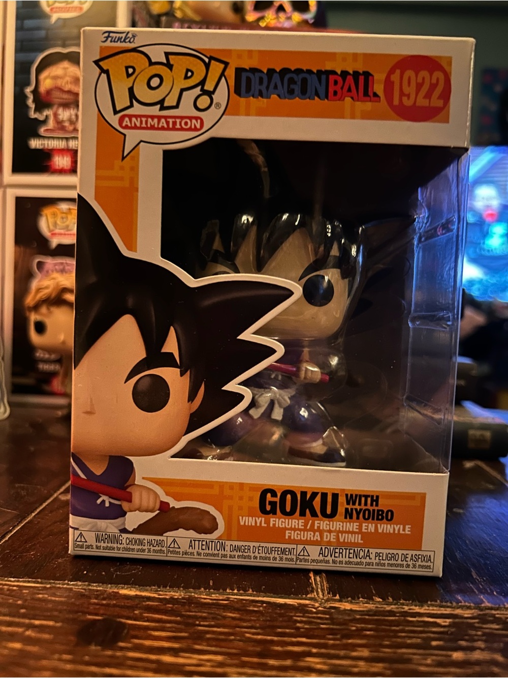 Funko Animation Dragon Ball Goku with Nyoi-Bo Vinyl Figure - Black